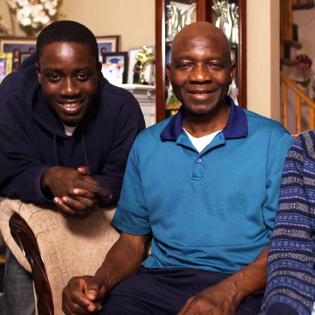Family—father with two sons who have sickle cell anemia.